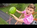 DROPPING WATERMELON 45FT!! DROPPING WATERMELON 45FT!!