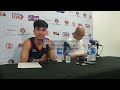 rain or shine postgame press conference after win over blackwater pba commissioner s cup