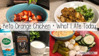 Keto Orange Chicken Recipe + What I Ate Today | Keto/Low Carb