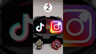 Tiktok VS Instagram ⭐ Beyblade ASMR / チクタク対インスタグラム⭐ベイブレードASMR