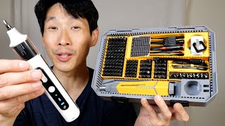 This Electric Screwdriver Set has it ALL [Jakemy]