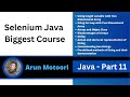 Java - Part 11 (Selenium Java Biggest Course)