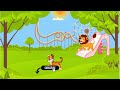 🦁 lion and tiger 🐯 sharing and taking turns english story for kids kidslesson moralstory