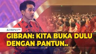 Pantun Gibran Buka Sambutan Perayaan Imlek Tingkat Nasional: Makan Ikan Ditemani Sayur Capcay