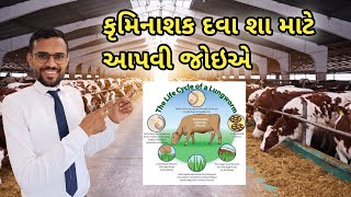 કૃમિનાશક દવા નું મહત્વ ડેરી ફાર્મ ની અંદર||dairy animals deworming important