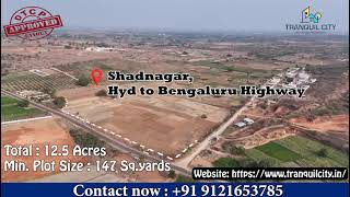 Prime Open Plots Near Shadnagar | DTCP Approved | #shadnagar