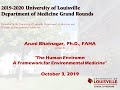 UofL Dept. of Medicine Grand Rounds: Dr. Aruni Bhatnagar