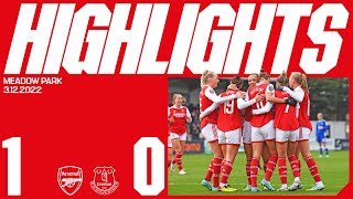 HIGHLIGHTS | Arsenal vs Everton (1-0) | WSL | Miedema with a wonder goal!