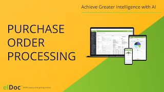 elDoc - Intelligent Document Processing | Data capture from Purchase Order | Use Case