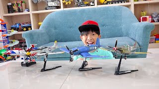 Airplane Toy Assembly with Game Play Outdoor Playground for Kids
