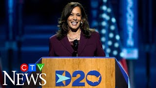 U.S. Vice President nominee Kamala Harris makes Democratic National Convention history