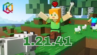 ماين كرافت 1.21.41 نسخة اصلية | minecraft 1.21.41.01 | تحميل | اخر اصدار