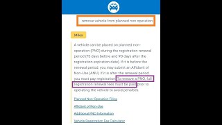 CA DMV - Removing Vehicle from Planned Non-Operation Early - Steps and Cost