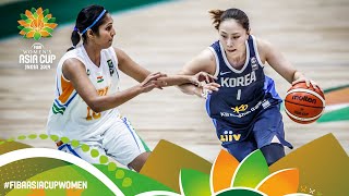 India v Korea - Full Game - FIBA Women's Asia Cup 2019