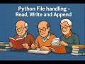 Python File handling - Read, Write and Append
