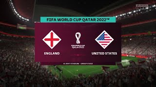 England vs USA | FIFA World Cup Qatar 2022™ | LIVE