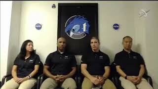 What advice did SpaceX Demo-2 crew give to Crew-1 astronauts?