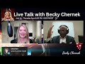 live talk with becky chernek featured speaker everold reid