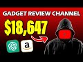 Create A Faceless Gadgets Review Channel Using AI | Chat GPT & Amazon