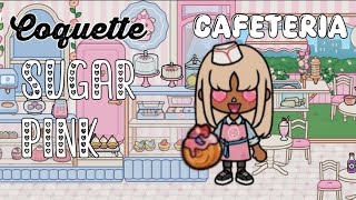 Decorando a cafeteria Coquette Sugar Pink 🍬💞🎀