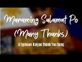 Maraming Salamat Po (Many Thanks) - a Haiyan Thank You Song