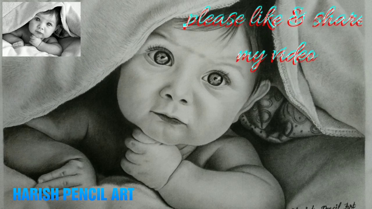 Realistic Baby Drawing Pictures