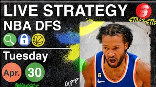 NBA DFS Strategy Tuesday 4/30/24 | DraftKings & FanDuel NBA Lineup Picks