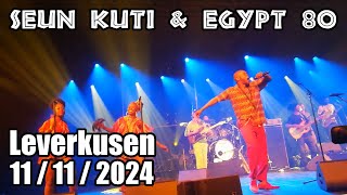 Seun Kuti & Egypt 80 - Nearly full performance at the 45. Leverkusener Jazztage (Leverkusen) 2024