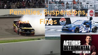 Penalties, Suspensions, and Fines: NASCAR Part 2