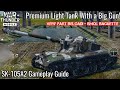 War Thunder Mobile SK-105A2 Light Tank Gameplay Guide! - VERY FAST Reload! - Powerful Little Vehicle