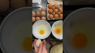 Home grown #eggs vs. Pasture Raised #eggs #food #vitalfarms #organic #organiceggs