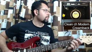 Peavey Bandit 112 Red Stripe Sheffield vs Celestion Creamback speaker comparison