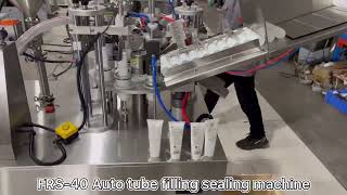 FRS-40 auto tube filling sealing machine