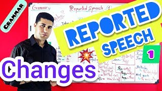 Reported Speech 1 | Changes