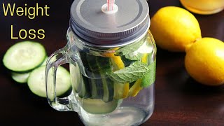 fat burning drink to lose weight fast-detox drink with cucumber lemon water