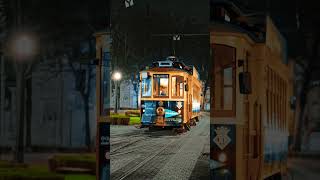 Porto historic trams Eléctrico in Portuguese  #tram #portotram #eléctricoporto