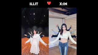 Shanghai Romance tiktok trend | Illit and X:IN | #shorts #xin #illit #shangai #xinedit #kpop