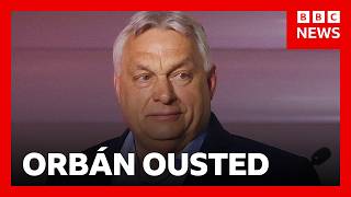 Hungarys PM Viktor Orbán concedes election to challenger Péter Magyar | BBC News