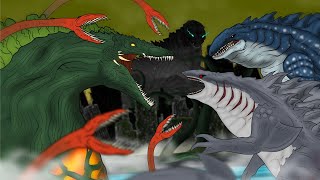 Sharkzilla , Whale Shark Godzilla vs Biollante | ANIMATION | PART 4