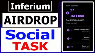 Inferium Airdrop - Claim IFR Token | Social Task Airdrop