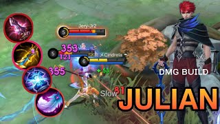 Julian exp lane best build+lifesteal attck speed~mlbb