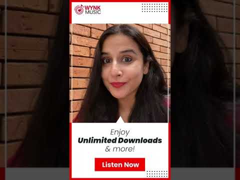 ¡Vidya Balan en la aplicación Wynk Music!