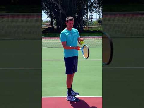 Natural wrist offset on all forehand shots