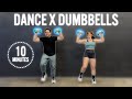 Dance Workout with Weights [ All Standing ]