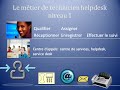 technicien helpdesk niveau 1 compétences