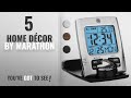 Top 10 Home Décor By Marathon [ Winter 2018 ]: MARATHON CL030023 Travel Alarm Clock with Calendar &