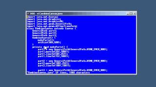Lesson8 Attaching Shapes with GeneralPath | Java Graphics Tutorial