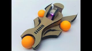 How to make RC Car with Ball Wheels made of cardboard