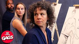 Judgemental Art Students Pranks 🎨 | Just For Laughs Gags