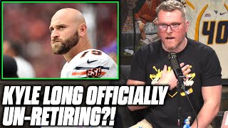 Pat McAfee Reacts To Kyle Long's NFL Comeback